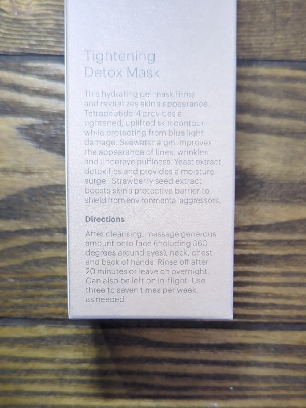 Tightening Detox Mask With Peptides- Dr Loretta - Picture 4 of 5